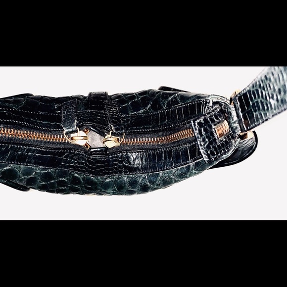 Versace Alligator Half Moon Bag - Picture 4 of 6